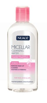 NUAGE MICELLAR 3-IN-1 CLEANSING WATER FOR FACE, EYES & LIPS - 200ML  