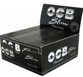 Ocb Premium Rolling Paper Wth Hologram - Slim - Pack Of 50 X 32