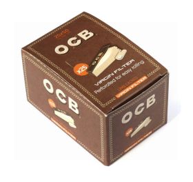 OCB Perforated Virgin Cigarette Filter Tips - 25 X 50
