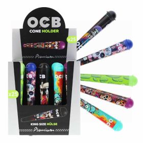 OCB Premium King Size Hulse Cone Holder - 5 Assorted Designs