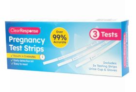 Pack of 3 Clear Response Pregnancy Testing Kit
