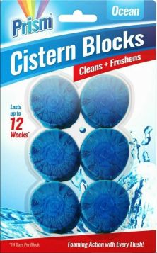 PRISM TOILET BLOCK - OCEAN/PINE - PACK OF 6