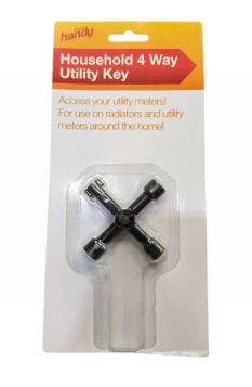 HOUSEHOLD 4WAY UTILITY KEY