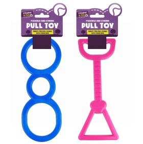 Pet Dog Tug Em Pull Toy - Assorted Colours and Shapes