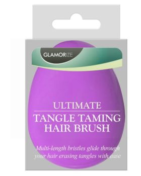 Glamorize Ultimate Tangle Taming Hair Brush with Multi Length Bristles