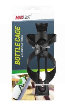Max Limit Bicycle Bottle Cage - Black - 14 x 6 x 6cm