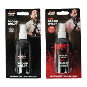 MURDER MOTEL BLOOD SPRAY - BLACK/RED - 70ML