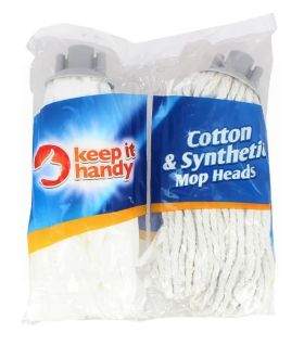 Keep It Handy Cotton & Synthetic Mop Heads - Pack of 2