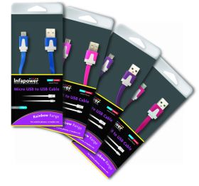 Infapower Micro USB To USB Cable - Assorted Colours