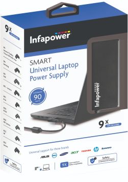 Infapower Smart Universal Laptop Power Supply - 90W