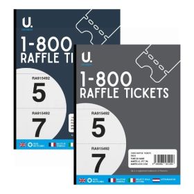 Raffle Tickets - Numbers 1 - 800