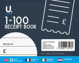 RECEIPT BOOK 1-100 