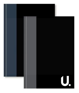 A7 HARDBACK NOTEBOOK - ASSORTED - PACK OF 3