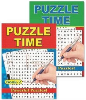 Powerful Puzzles - Puzzle Time Book - 27 x 20cm - 0% VAT
