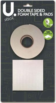 U Stick Double Sided Foam Tape & Pads