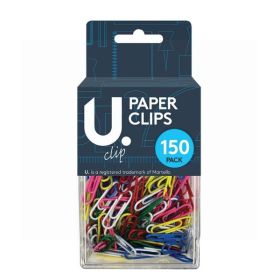 PAPER CLIPS - ASSORTED - PACK OF 150