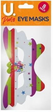 U Party Happy Birthday Eye Masks - Pack of 8