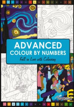 A4 Advanced Colour by Numbers Book - 16 Pages of Fun - 0% VAT