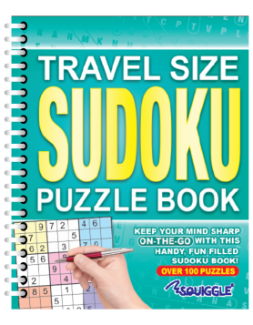 TRAVEL SZE SUDOKU SPIRAL BOUND PUZZLE BOOK - 0% VAT