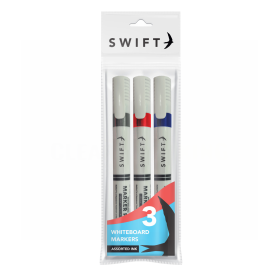 WHITE BOARD MARKERS - ASSORTED - PACK OF 3 