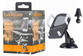 One Plus 2 in 1 Car Holder (Suction/Air Vent) - Black