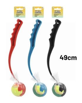 DID Pet Ball Launcher - Assorted Colours - 49cm