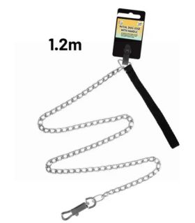DID Metal Dog Lead With Handle - 1.2m