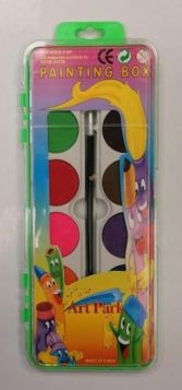 Art Pack 12 Colour Paint And Brush Painting Set