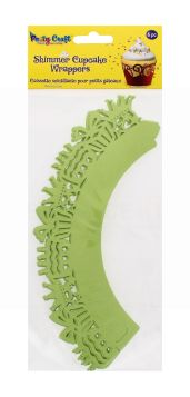 PARTY CRAFT SHIMMER CUPCAKE CELEBRATE GREEN