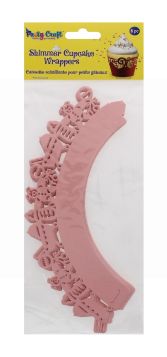 PARTY CRAFT SHIMMER CUPCAKE BABY GIRL PINK