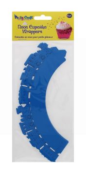 PARTY CRAFT  NEON CUPCAKE CHOO CHOO BLUE