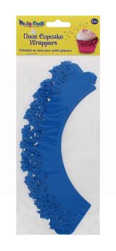 PARTY CRAFT NEON CUPCAKE CELEBRATE BLUE