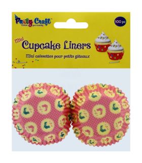 PARTY CRAFT MINI CUPCAKE LINERS SINGING BIRDS