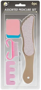 DID Pedicure Set - Assorted Items - Pack of 6