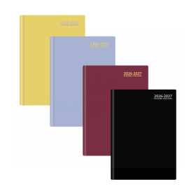 A5 ACADEMIC YEAR DIARY - 2026-27 - ASSORTED COLOURS