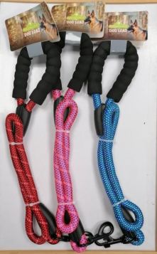 Pets That Play Dog Lead with Hook - For Medium/Large Dogs - Assorted Colours - 10cm x 110cm