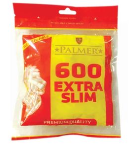 Palmer Premium Quality Extra Slim Filter Tips - Pack of 600 Filter Tips