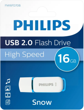 Philips USB 2.0 Flash Drive - Snow Blue Edition - 16GB 
