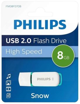 Philips USB 2.0 Flash Drive - Snow Green Edition - 8GB