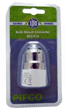 Pifco Bulb Mount Converter B22-E14