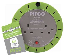 Daewoo 2 Way Cassette Reel Extension Lead - 5 Meters