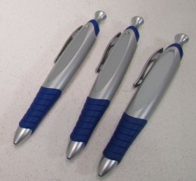 TORONTO PLASTIC PEN WITH BLUE GRIP