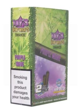 Jay's Hemp Wraps - Purple wave - Pack Of 50 (25 X 2)