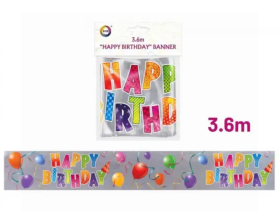 DID Happy Birthday Banner - 3.6m