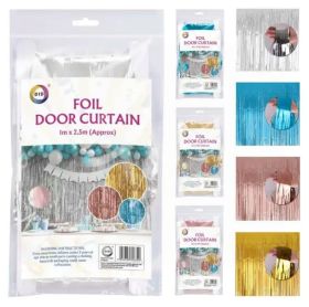 DID Foil Door Curtain - Assorted Colours - 1m x 2.5m