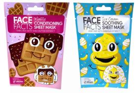Face Facts Printed Sheet Mask - Waffle & Ice Cream - 20ml - EXP: 03/24