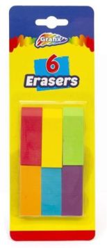 ERASERS PACK OF 30 WITH DISPLAY BO