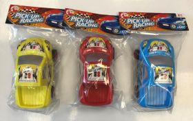 Red Deer Toys Push & Go Pick-Up Racing Car - Assorted Colours - 26 x 18 x 9cm