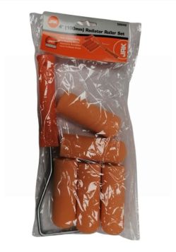 JAK Radiator Roller Set with 5 Refills - 4" (100mm)