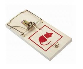 Qwik Catch Easy to Use Wooden Rat Trap - 17.5 x 8.5cm